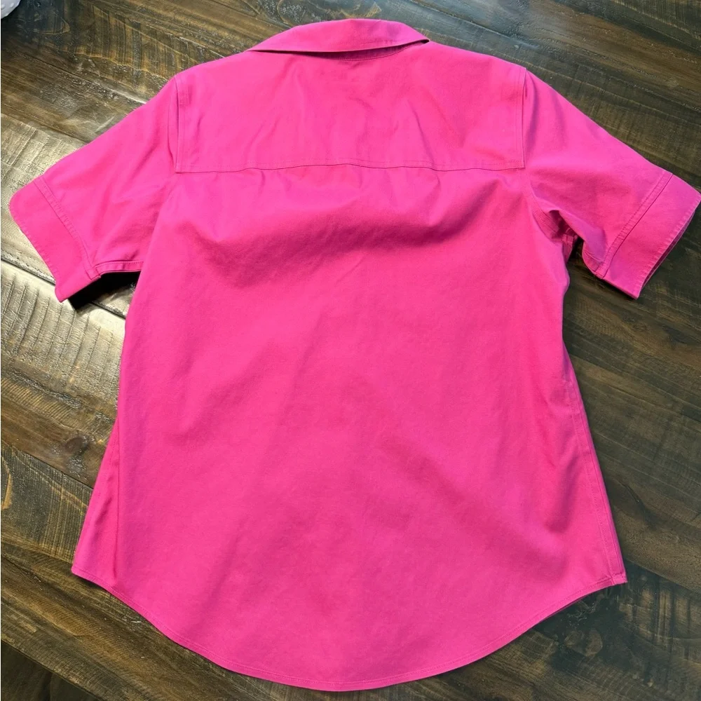 Chico's Pink Button Down Shirt - Picture 3 of 3